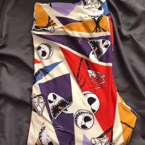 Nightmare before Christmas TC leggings. Lularoe